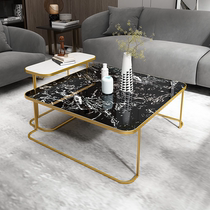 Nordic Marble Tea Table Combination Guest Area Office Brief Modern Light Lavish Creative Tea Table Reception Small Table