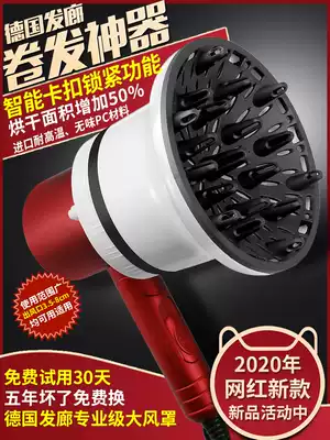 Hair dryer universal universal interface Large curly hair hood Hair salon styling loose hair dryer accessories fluffy dryer cover