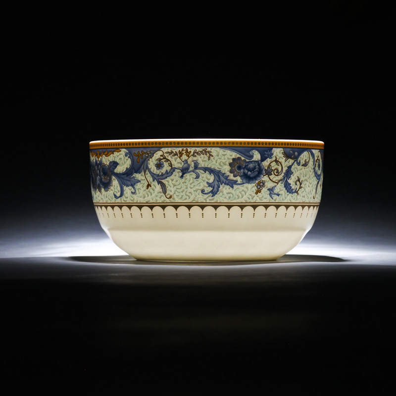 Red xin 46 46 head head/master of jingdezhen ceramic tableware design suit colored enamel tableware