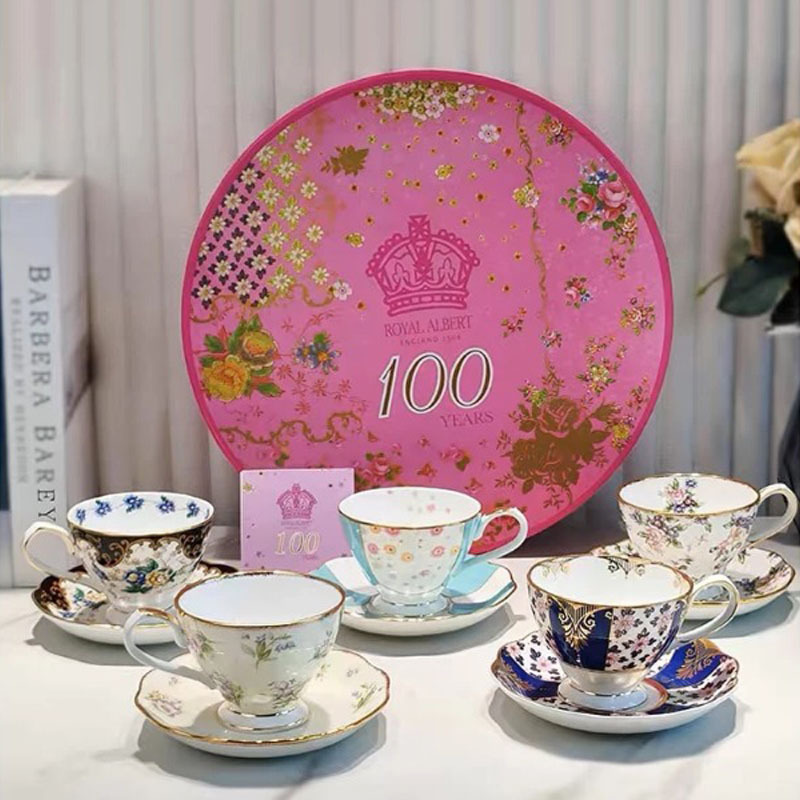 Royal Albert Coffee Cup and Saucer Gift Box British Tea Set Birthday Wedding Gift