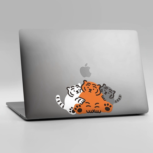 Милая брендовая большая наклейка, чемодан, ноутбук, наклейки, Южная Корея, не оставляет следов