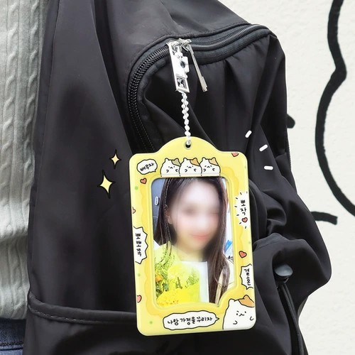 Милые мультяшные комиксы, брендовый картхолдер, подвеска, Южная Корея, 3 дюймов