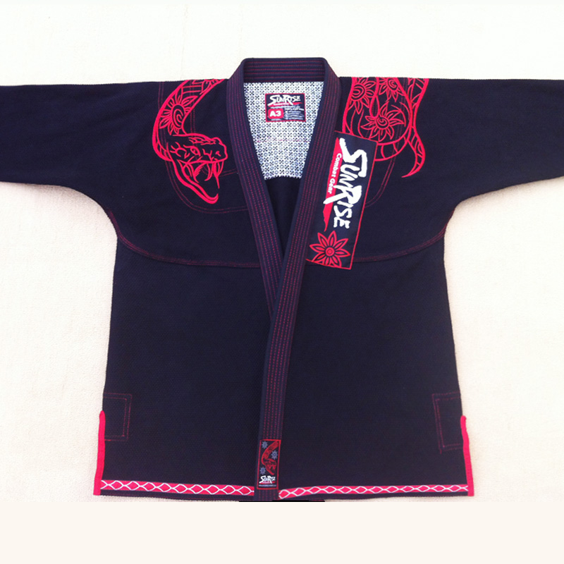 SUNRISE empty-handed judo suit BJJ GI Brazilian jujitsu suit jujitsu dress black and white belt