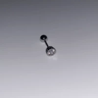 Круглый гвоздь из косточки уха цельный