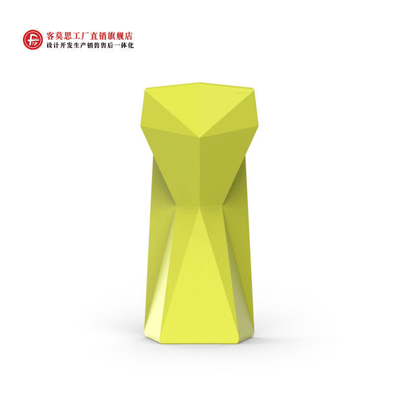 Glass fiber bar chair Creative hotel club high stool Bar chair Modern backrest bar chair Bar stool High stool