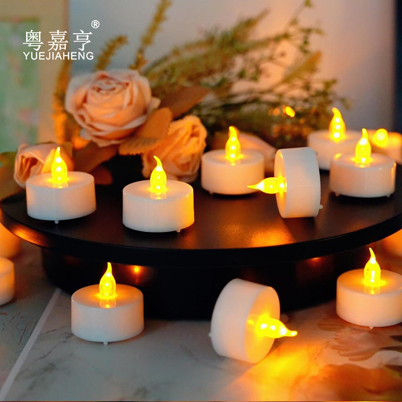 Led Electronic Candle Light Flickering Tea Light Candle Proposal Artifact Simulated Candle Night Light Creative Romantic Bar Wedding