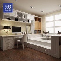 Tianshu Home Chengdu Overall tatami Custom Bedroom Collapse Mi Children Room Booking for a Floating Window Bookcase Combination