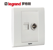 TCL Legrand computer TV cable socket two-in-one network port network cable network and wired combination panel type 86