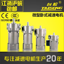 Taisong 25W-300W horizontal gear motor swing machine Miniature gear motor motor with bracket