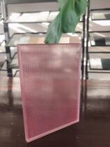 Metal mesh silk landscape painting art wire tempered glass hotel office building partition screen sliding door