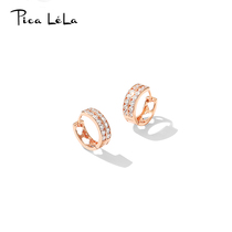 Advanced earrings 2020 New Tide temperament ear buckle female French Net red earrings atmosphere Korean new earrings