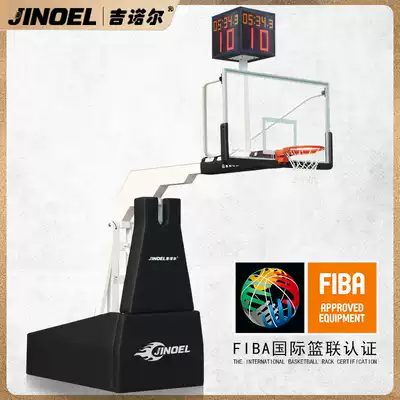 Gino basketball rack Adult indoor standard game high-end electric lifting mobile basketball rack