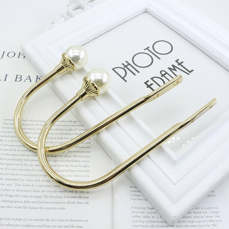 U Type Curtain Hook European Style Wall Hook Wall Hook Curtain Button Nordic Style Brief Living Room Home Pearl Hook-Taobao