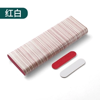 5 -см красно -белый двухполосный деревянный чип 白 100