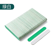 8,5 см зеленого и белого деревянного чипа 锉 100 锉 100