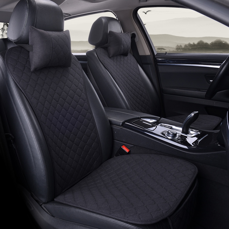 Linen summer car cushion Mercedes BMW Audi Foss Toyota special cool cushion four seasons universal