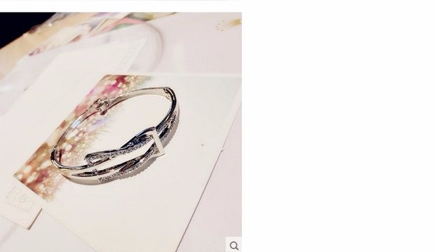 Vòng tay mới của Hàn Quốc kim cương nhấp nháy trang sức nữ 18K vàng hồng xu hướng thời trang Người mẫu nữ Hàn Quốc vòng gỗ huyết rồng