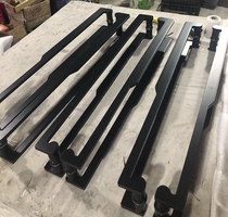 Chinese black handle with frame door handle glass door handle stainless steel handle handle wooden door big handle antique