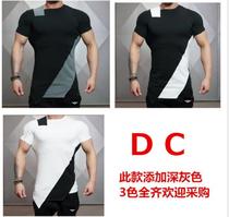 Muscle Brothers Summer new sports fitness mens casual outdoor tight cotton quick-drying T-shirt