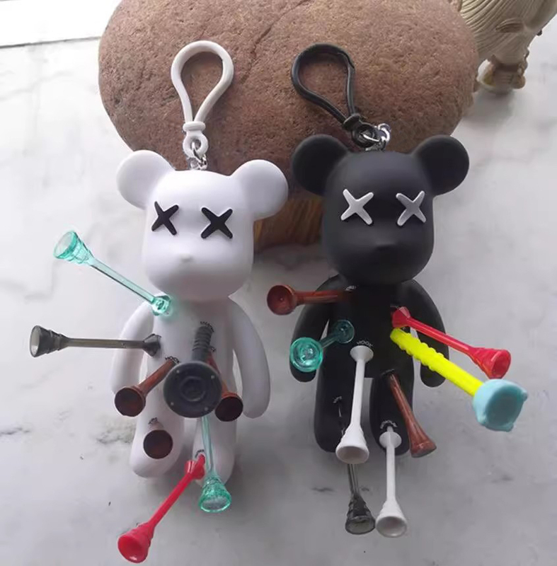 New Violent Bear Golf Tee Holder Golf Tee Storage Accessories Bag Pendant