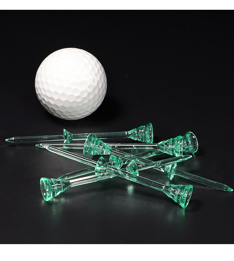 подставка для шара 新款黑tee30个 超细高尔夫球tee 限位高尔夫球钉 83mm黑色 OTHER