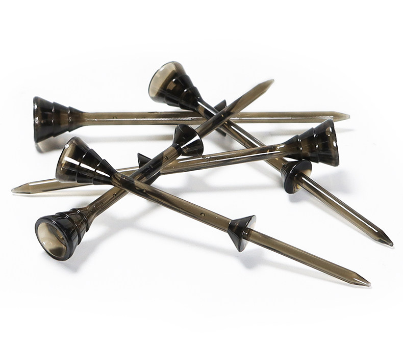 подставка для шара 新款黑tee30个 超细高尔夫球tee 限位高尔夫球钉 83mm黑色 OTHER