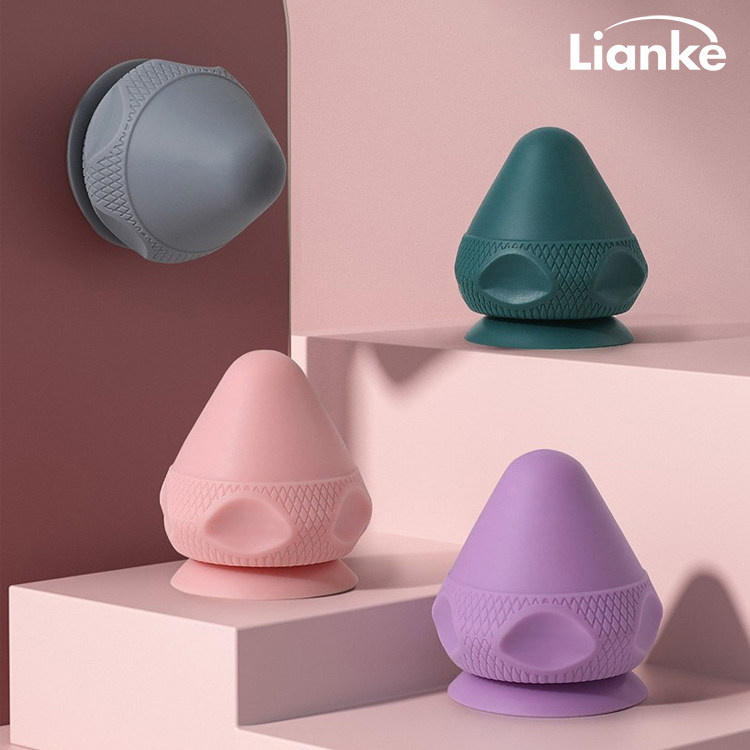 Adsorbent fascia ball massage ball fitness meridian sole back waist shoulder neck silicone adsorption muscle relaxation ball