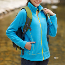  Fleece clothing thin female fleece fabric 33000ft outdoor slim thin jacket three seasons can be worn exquisite tops