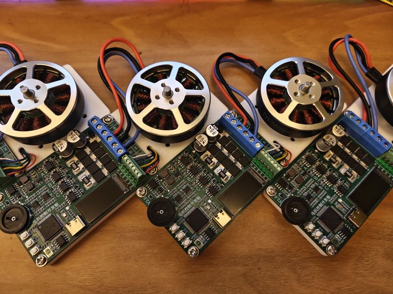 Haosheng Foc Development Board Kit Motor Drive Control Development Board with Sensorless and Sensor-Based Brushless Stepper Vector Control
