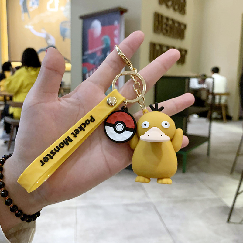 Pick Up, Ducklinga bag Doll Key buckle Pendant female lovers lovely ins originality Ring Internet celebrity automobile Key chain Small Pendant