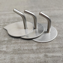 304 stainless steel nail-free non-perforated kitchen bathroom strong sticky hook Entrance door rear decorative leaf adhesive hook