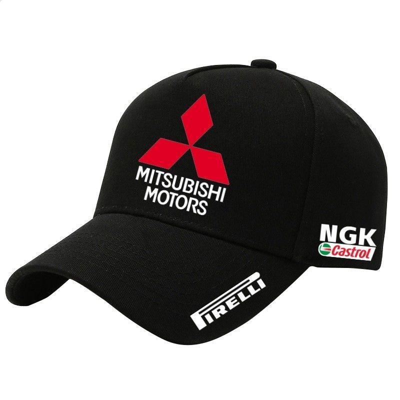 Mitsubishi Racing Jdm Japanese Evo Modified Car Enthusiast Summer Sun Protection Baseball Cap