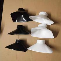 75 Square Round F Silica Gel Hood Plastic Hood Aimoxibustion PC Large Transparent Smoking Hood Light High Strength Aluminum Alloy Hood Besides