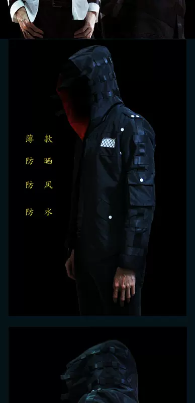 Jedi Survival Kích thích quần áo chiến trường Ăn gà Áo khoác cho trẻ em với áo khoác sát thủ Creed áo gió Co Geely ao khoac nam