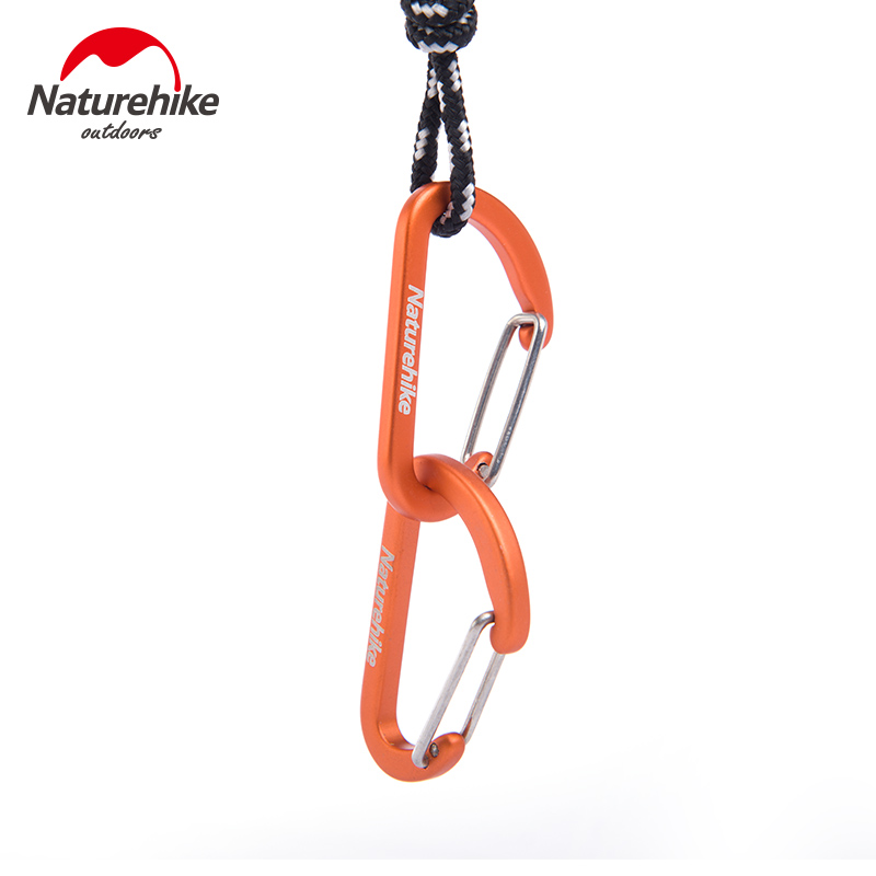 2 only loaded] NH Norwegian flat wire hanging buckle multifunction quick hook Shoulder Bag button Kettle Buckle key button 4cm