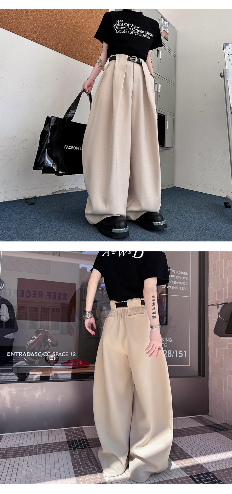 Брендовые штаны подходит для мужчин и женщин, свободный крой, популярно в интернете 