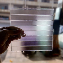 Four seasons red-three-dimensional art embossed glass translucent tempered doors and windows partition Decorative art glass custom