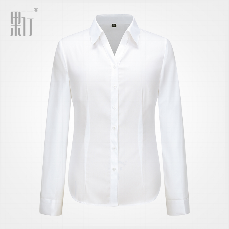 2023 New Mercedes-Benz Shirt 4S Store Sales V-Neck Women's Shirt Work Uniform Professional Attire Star Emblem Consultant Commuting Long-Sleeve