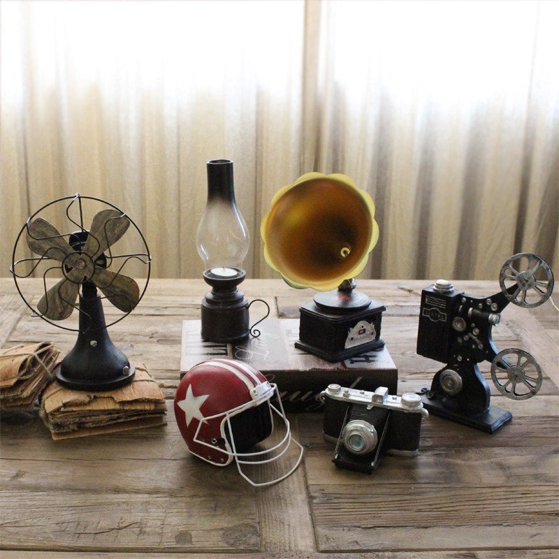 zakka retro creative home resin pendulum decoration coffee milk tea shop craft gift pendulum decoration model craft gift hem decoration shooting props