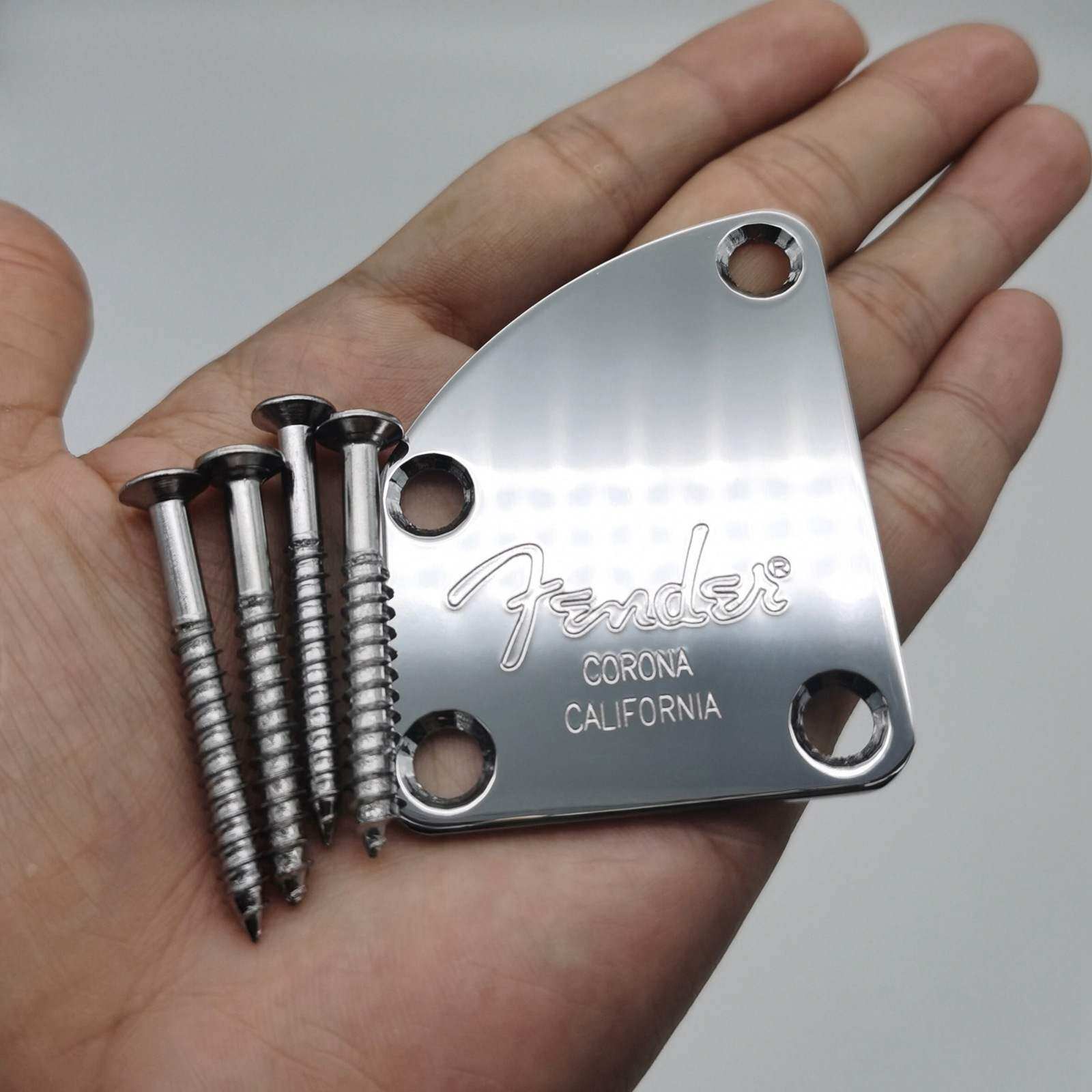 Fender Deluxe Series 4 Bolt Contoured Neck Plate Fit for Strat