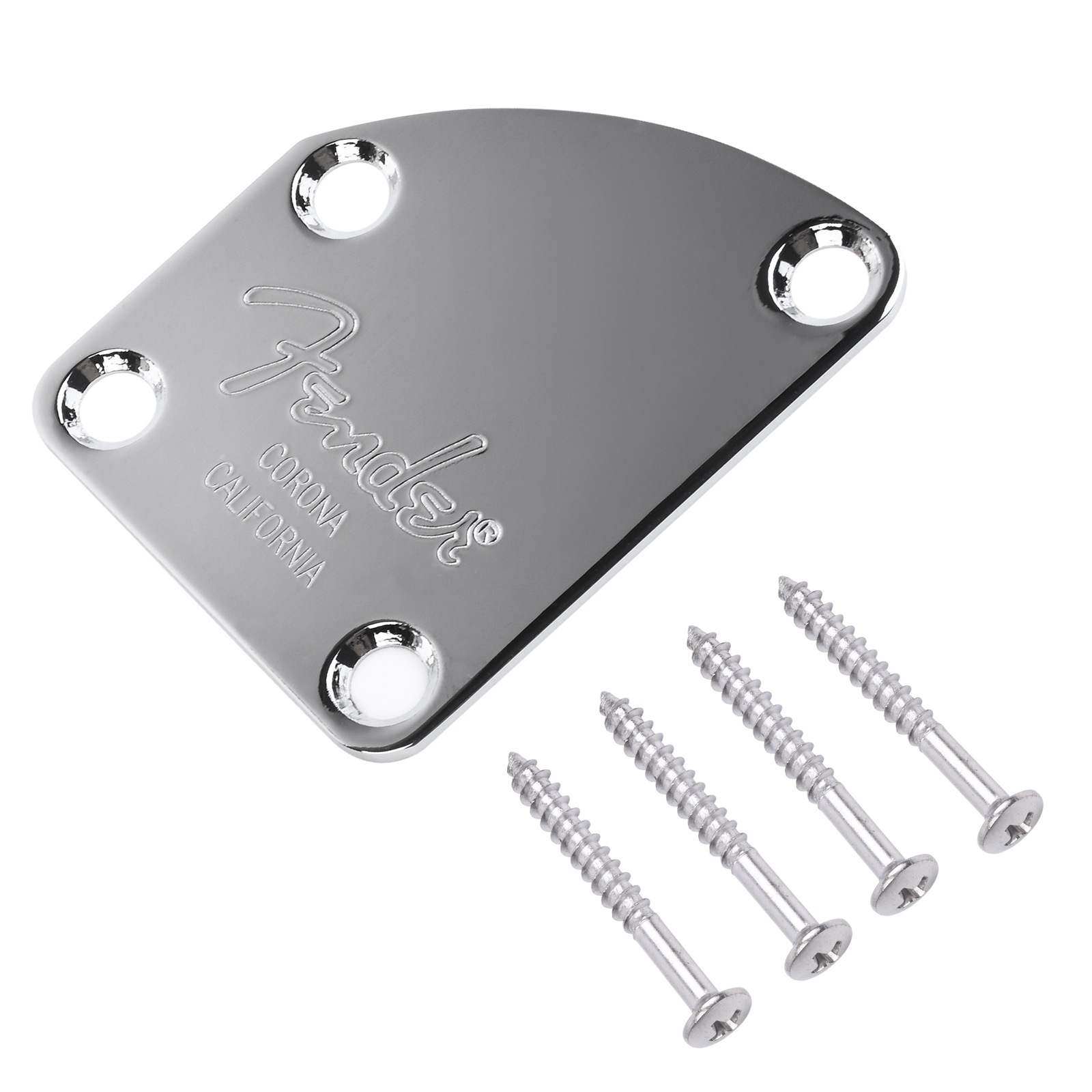 Fender Deluxe Series 4 Bolt Contoured Neck Plate Fit for Strat