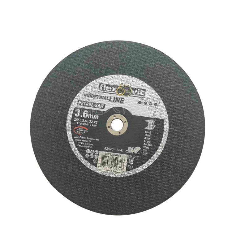 Imported Fulrat Flexovit steel track cutting slice 305*3 6*22 23 rail saw blade thin grinding wheel