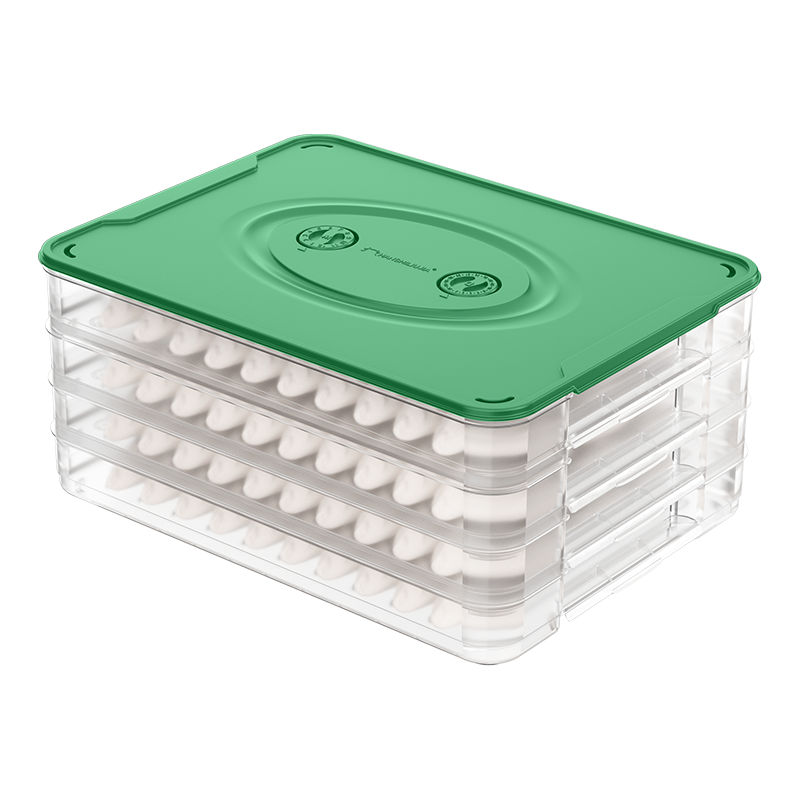 Food-grade anti-freeze dumpling quick-freeze box