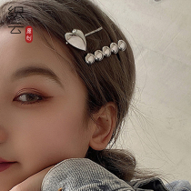 Love hairpin combination set side hairclip exquisite Japanese and Korean sweet girl forehead bangs broken hairclip hair accessories