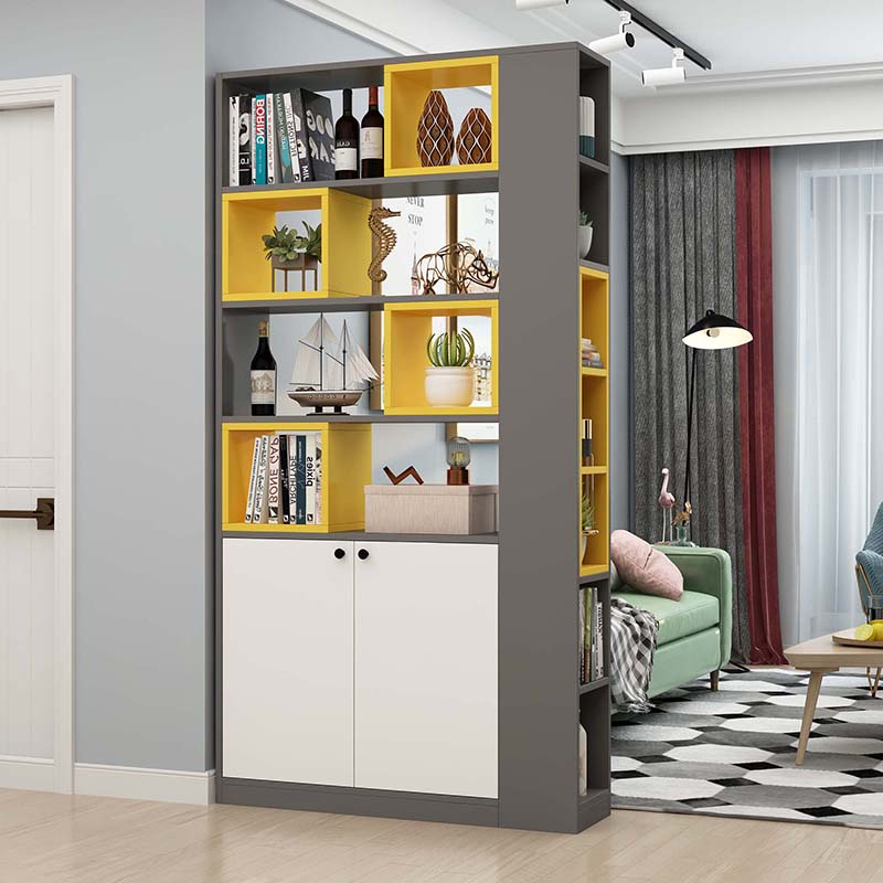 Solid wood shuttle closet partition cabinet drawing room partition now simple shoe cabinet small household double-sided partition cabinet