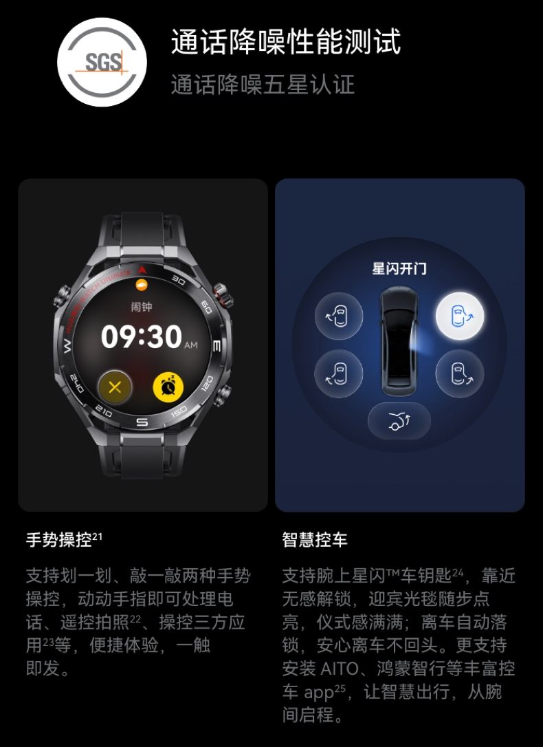 HUAWEI WATCH Ultimate 2 非凡探索华为手表智能手表户外潜水探险水下通信北斗卫星语音消息插图30 HUAWEI WATCH Ultimate 2 非凡探索华为手表智能手表户外潜水探险水下通信北斗卫星语音消息插图30
