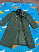 In stock olive green cotton coat mens cold-proof warm coat cold storage mid-length cotton coat thickened in winter