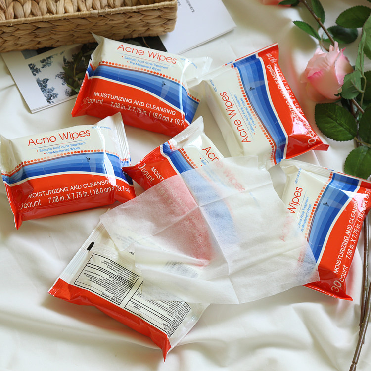 Europe and the United States single household portable non-woven wipes 30 pieces out of the baby newborn dust paper wipe hand wet paper