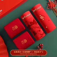 [Чесанный хлопок 60-х годов] Как рыба в воде/Юаньбао кои+счастливые носки*2