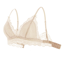 Catman Underwear Summer Womens Thin Style Big Breast Showing Small French Sexy Lace No Wires Seamless Comfortable Beautiful Back Bra